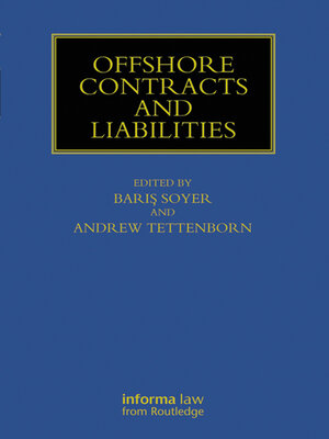 cover image of Offshore Contracts and Liabilities
